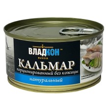 Кальмар командорский натуральный «Владкон», 185 г