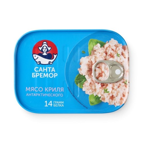 Мясо криля натуральное «Санта Бремор», 100 г