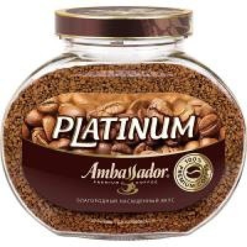 Кофе растворимый Ambassador Platinum, стеклянная банка 190 г