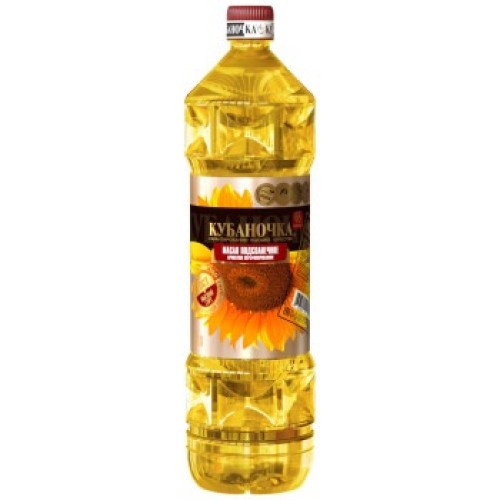 Масло подсолнечное нерафинированное «Кубаночка», 1 л