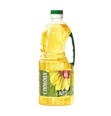 Масло подсолнечное рафинированное «Слобода», 1,8 л
