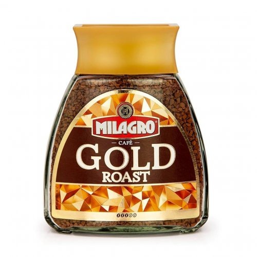 Кофе растворимый Milagro Gold Roast, стеклянная банка 95 г