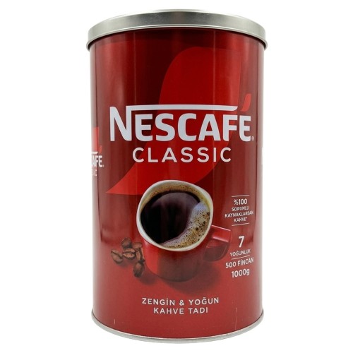 Кофе растворимый Nescafe Classic, жестяная банка 1000 г