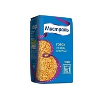 Горох жёлтый колотый «Мистраль», 900 г