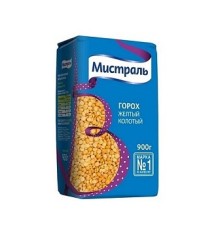 Горох жёлтый колотый «Мистраль», 900 г