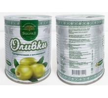 Оливки греческие «Гигант» с косточкой SUGFRJJ MRS, 850 г
