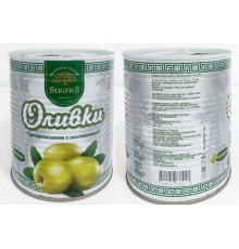 Оливки греческие «Гигант» с косточкой SUGFRJJ MRS, 850 г