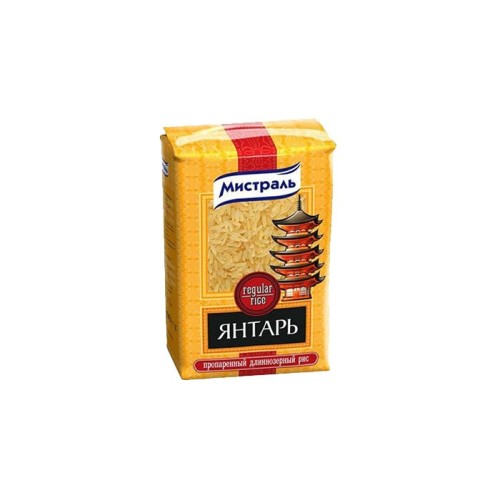 Рис «Янтарь» пропаренный «Мистраль», 900 г