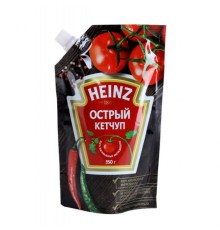 Кетчуп Heinz острый, дой-пак 350 г