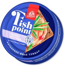 Паштет из филе тунца классический Fish Point «За Родину», 80 г
