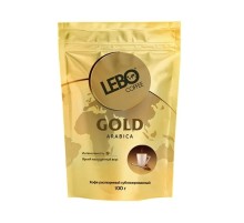 Кофе растворимый сублимированный LEBO Gold, пакет 100 г