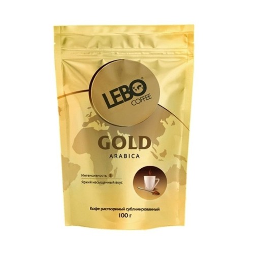 Кофе растворимый сублимированный LEBO Gold, пакет 100 г