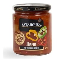 Лечо по-болгарски «Кубаночка», 470 г