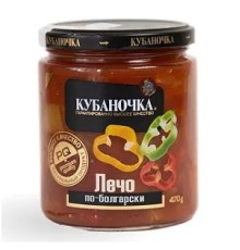 Лечо по-болгарски «Кубаночка», 470 г