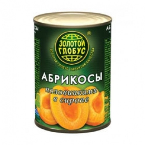 Сироптағы өрік жартылай 425мл Золотой Глобус – Алматыда өрік сатып алу | Золотой Глобус Сироптағы өрік жартылай 425мл Алтын Глобус – Орал қаласынан сатып алу | Алтын Глобус