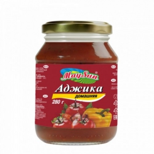 Үй аджикасы 280г – Дәмдеуіштер мен дәмдеуіштер Бішкекте сатып алу | Үй аджикасы 280г – Астанада сатып алу |