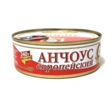 Томат соусындағы қуырылған еуропалық анчоус «Пролив»