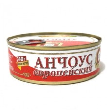 Томат соусындағы қуырылған еуропалық анчоус «Пролив»