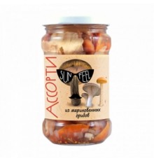 Маринадталған саңырауқұлақтар ассортиі 314мл