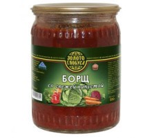 Жас қырыққабат қосылған борщ