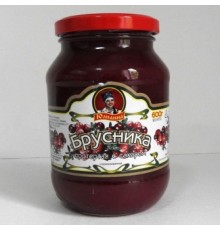 Қантпен езілген брусника 600г