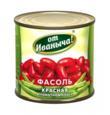 Томат соусындағы қызыл үрмебұршақ 