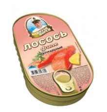 Табиғи лосось филесі 