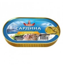 Май қосылған атлантикалық сардина филесі 