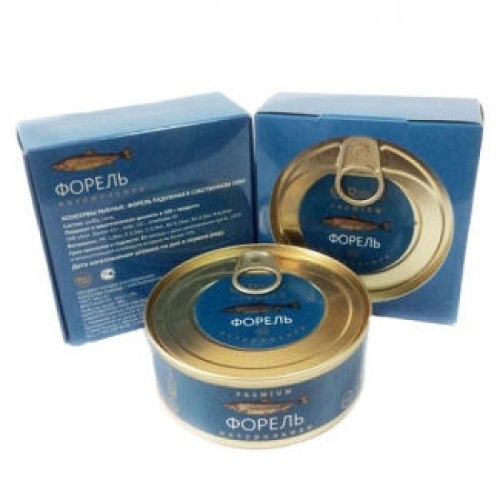 Өз сөліндегі табиғи кемпірқосақ форелі – Оралда сатып алу |