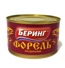 Табиғи форель кесектері «Беринг»