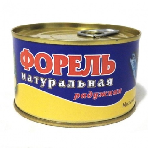 Табиғи кемпірқосақ форелі 227г «Устькамчатрыба» – Астанада сатып алу | Устькамчатрыба