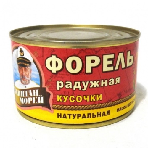 Табиғи кемпірқосақ форелінің кесектері «Капитан Морей» – Павлодарда сатып алу | Капитан морей