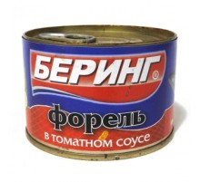 Томат соусындағы форель «Беринг» Томат соусындағы форель «Беринг»