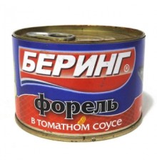 Томат соусындағы форель «Беринг»