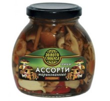 Грибы ассорти маринованные отборные 314мл