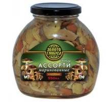 Маринадталған сұрыпталған саңырауқұлақтар ассортиі 550мл