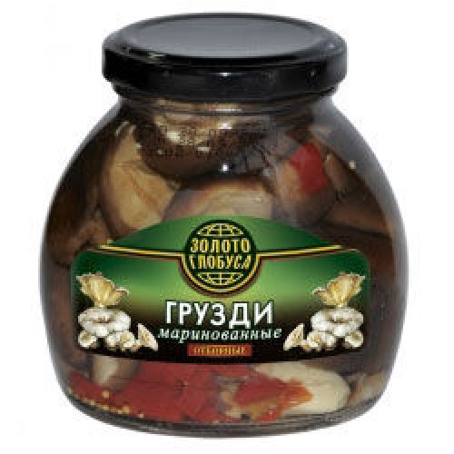 Маринадталған сұрыпталған ақ саңырауқұлақтар 314мл – Оралда сатып алу |