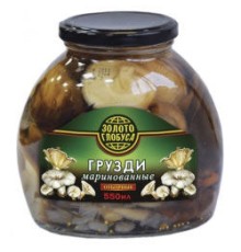 Маринадталған сұрыпталған ақ саңырауқұлақтар 550мл