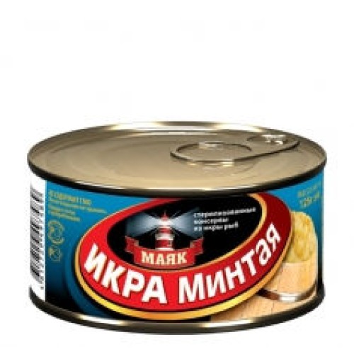 Минтай уылдырығы 125гр Маяк – Минтай Оралда сатып алу | Маяк Минтай уылдырығы 125гр Маяк – Астанада сатып алу | Маяк