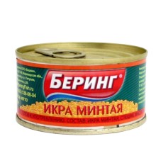 Зарарсыздандырылған минтай уылдырығы 125г