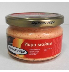 Ысталған хош иісі бар крем-соустағы мойва уылдырығы 