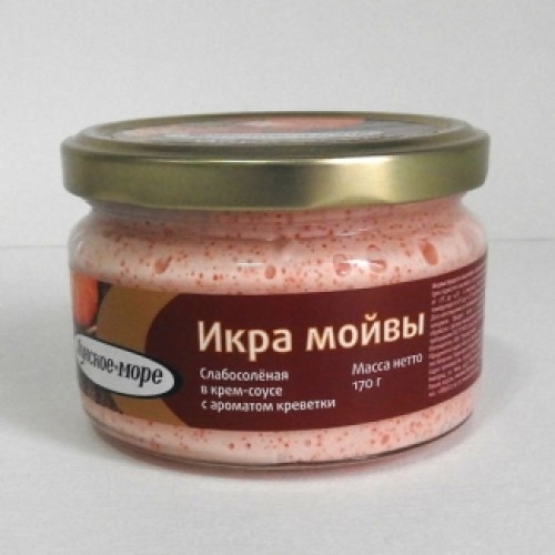 Креветка хош иісі бар крем-соустағы мойва уылдырығы Лунское море 170гр – Павлодарда сатып алу | Лунское море