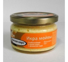 Ірімшік хош иісі бар крем-соустағы мойва уылдырығы 