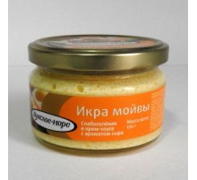 Ірімшік хош иісі бар крем-соустағы мойва уылдырығы 