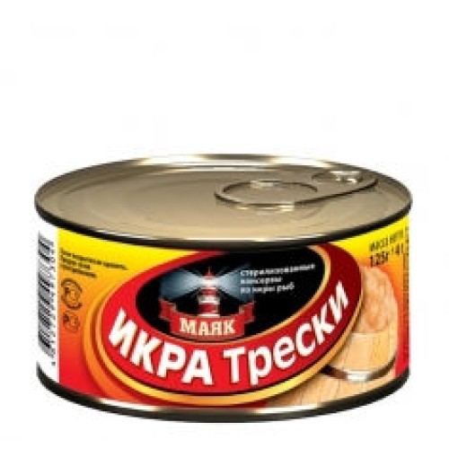 Треска уылдырығы 125гр Маяк – Треска Оралда сатып алу | Маяк Треска уылдырығы 125гр Маяк – Шымкентте сатып алу | Маяк