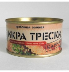 Икра трески Сокровища океана 120гр