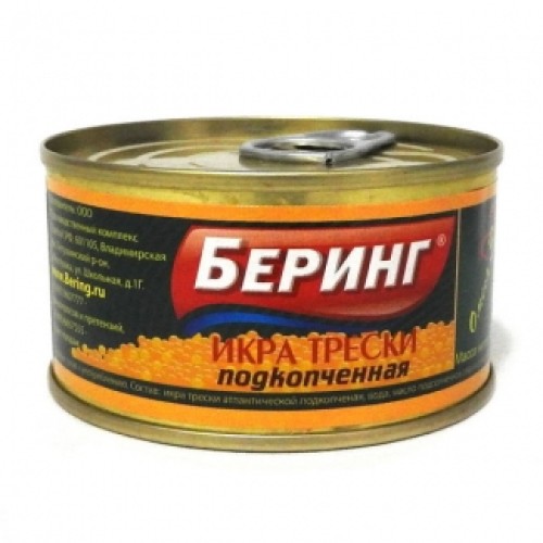 Ысталған треска уылдырығы 125гр «Беринг» – Треска Алматыда сатып алу | Беринг Ысталған треска уылдырығы 125гр «Беринг» – Алматыда сатып алу | Беринг