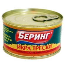 Зарарсыздандырылған треска уылдырығы 125г Зарарсыздандырылған треска уылдырығы 125г