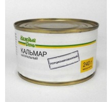 Порцияланған табиғи кальмар «Каждый день»