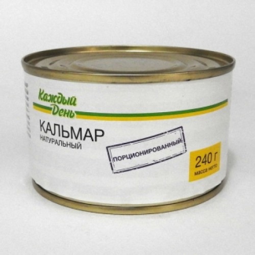 Порцияланған табиғи кальмар «Каждый день» – Кальмар Оралда сатып алу | Каждый день Порцияланған табиғи кальмар «Каждый день» – Бішкекте сатып алу | Каждый день